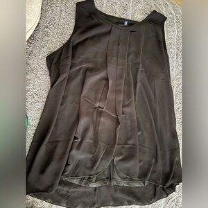Elegant Black Sleeveless Blouse